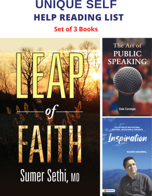 Inspiration/ Leap Of Faith / The Art Of Public Speaking(Paperback, Rajesh Aggarwal, Sumer Sethi, MD, Dale Carnegie)