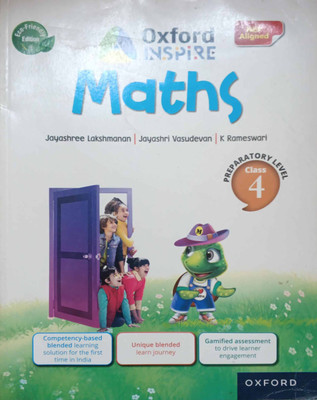 Inspire Maths Preparatory Level Class 4(Pepper back, Oxford University press)