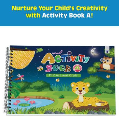 Nurture Activity Book For Kids In English | 5 To 10 Year Old Children | Part A | 39 DIY Craft, Art And Other Ideas Using Simple Materials With Step By Step Instructions(Paperback, Content Team at Target Publications)
