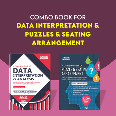 A Complete Book On Data Interpretation & Analysis And A Complete Book For Seating Arrangement And Puzzles (A Combined Set Of Two Books) Third Edition(Paperback, Adda247 Publications)