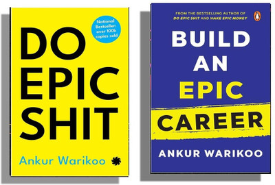 Arushibooks Combo: ( Do Epic Shit + Build An Epic Career ) English(Paperback, Ankur Warikoo)