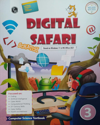 Digital Safari Based Windows 11 And Ms Office 2021 Class 3(Peper back, Physics wallah)