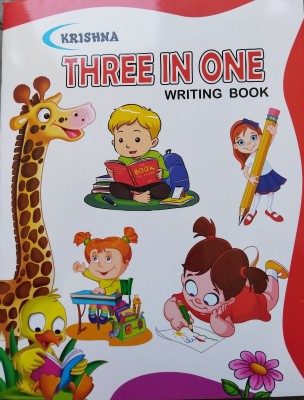 Krishna THREE IN ONE (Hind, English, Math) -Writing Book For All Children, Kids, Alphabet, Counting Writing (1-100), Hindi Alphabet, Number, Practice, Early Learning Book For Kids, ETC(Paperback, Krishana Publication)
