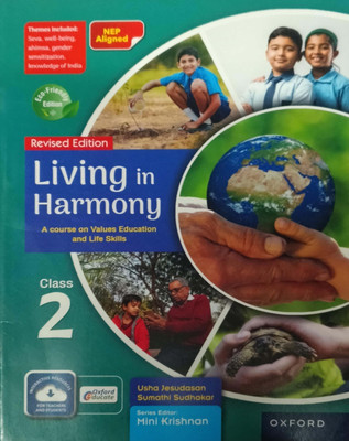Revised Edition Living In Harmony Class 2(Pepper back, Usha jesudasan)
