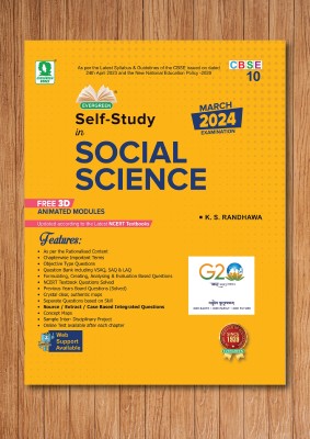 Evergreen CBSE Social Science Self Study : For 2024 Examinations (CLASS 10)(Paperback, KS Randhawa)