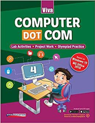 Computer Dot Com With Windows 10 & MS Office Class-4(paperpack, NIRANJANA)