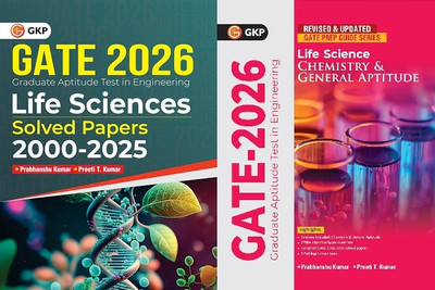 (SET OF TWO BOOKS) GKP GATE 2026 Life Sciences | Solved Papers 2000 ...