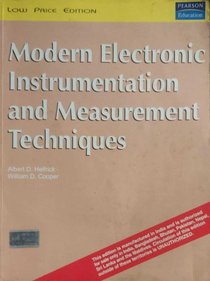 (Used) Modern Electronic Instrumentation And Measurement Techniques , Pearson Publication(Paperback, ALBERT D. HELFRICK)