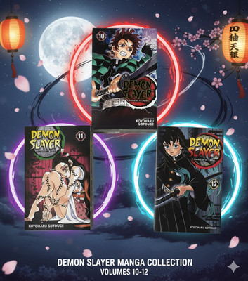 Demon Slayer: Kimetsu No Yaiba, Vol. 10,11,12(Paperback, Koyoharu Gotouge)