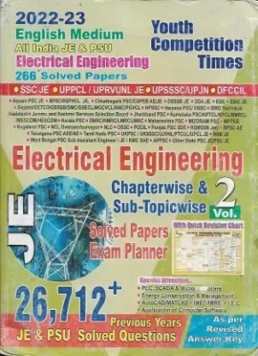 Electrical Engineering (Vol. -2) Chapterwise & Sub -Topicwise Solved Papers With Quick Revision Chart(Paperback, Youth Competition Times)