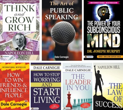 How To Stop Worrying And Start Living + The Art Of Public Speaking + How To Win Friends And Influence People + The Power Of Your Subconscious Mind + The Leader In You + The Law Of Success + Think And Grow Rich (Sets Of 7 Books)(Paperback, Dale Carnegie, Dr. Joseph Murphy, Napoleon Hill)
