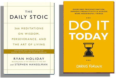 Arushibooks Combo: ( The Daily Stoic + Do It Today ) English(Paperback, Holiday Ryan, Darius Foroux)