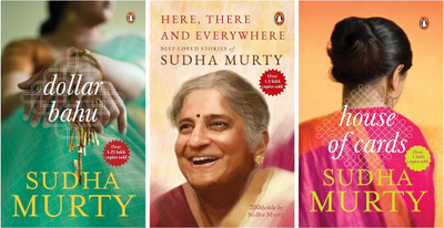 Dollar Bahu + Here, There And Everywhere + House Of Cards - Combo Of 3 Books Set(Paperback, Sudha Murty)