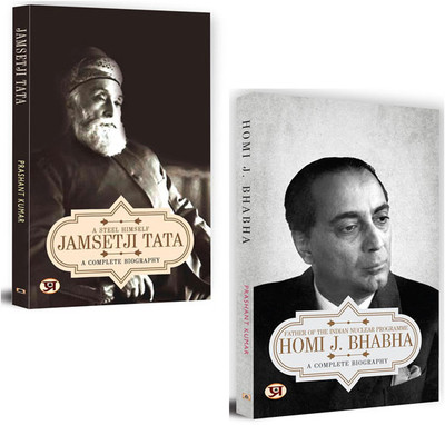 Jamsetji Tata + Homi J. Bhabha Biography Books| Motivational | Discipline | Biography Books | Self Help| Businessmen (Set Of 2 Books)(Paperback, Prashant Kumar, Prashant Kumar)