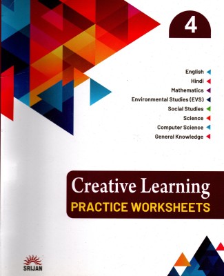 Srijan Creative Learning Practice Worksheet For Class-4(Paperback, Srijan Teams)