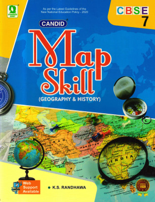 Candid Map Skills (Geography And History) CBSE 7(Paperback, K. S. RANDHAWA)