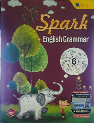 Optima Spark English Grammar Class - 6(paperpack, Dr. Parbha Mailk)
