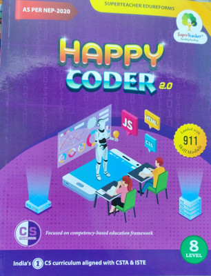 Happy Coder 2.0 Class 8(Pepper back, P Vishal naidu)