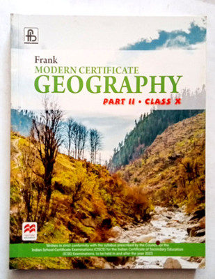 Frank Modern Certificate Geography Part-2 Class-10(Old Like New Book)(Paperback, N. Ananthapadmanabhan)