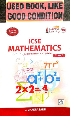 ICSE Mathematics Class-6 (Old Book)(Paperback, J. Chakrabarti)