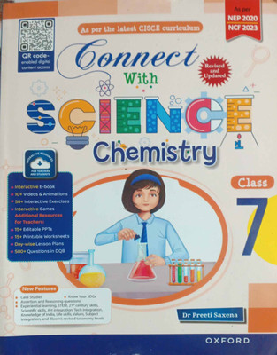 Connect With Science Chemistry Class 7(Pepper back, De preeti saxena)
