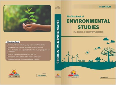 The Textbook Of Environmental Studies 1st Edition For Dmlt & Dott Students(Paperback, Experienced Facility)