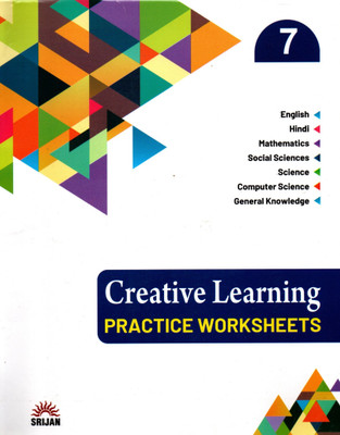 Srijan Creative Learning Practice Worksheet For Class-7(Paperback, Srijan Teams)