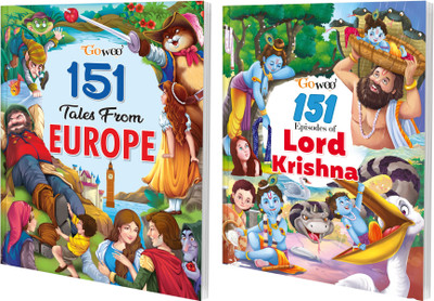 151 Tales From Europe And 151 Episodes Of Lord Krishna I Combo Pack Of 2 Books I Story Books Set For Kids By Gowoo(Paperback, Manoj Publication editorial board)