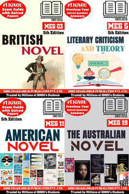 IGNOU MEG Help Books Combo Offer Of MEG 3 MEG 5 MEG 11 MEG 19 (5th Edition) (IGNOU Study Notes/Guidebook Chapter-Wise) For Exam Preparations With Solved Previous Year Question Papers Including Solved Sample Papers (New Syllabus) (Module 6) IGNOU MA English Meg3 Meg5 Meg11 Meg19(Paperback, BHAVYA KUM IGNOU MEG Help Books Combo Offer Of MEG 3 MEG 5 MEG 11 MEG 19 (5th Edition) (IGNOU Study Notes/Guidebook Chapter-Wise) For Exam Preparations With Solved Previous Year Question Papers Including Solved Sample Papers (New Syllabus) (Module 6) IGNOU MA English Meg3 Meg5 Meg11 Meg19(Paperback, BHAVYA KUM
