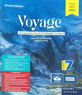 Oxford Voyage Geography For ICSE Middle School Class 7(Pepper back, Dorothy m Noronha)