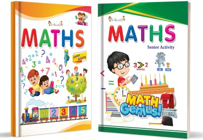 Maths Activity Books For Kids Age 3+ | Set Of 2 Activity Book On Maths For Kids(Paperback, InIkao)