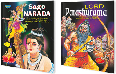 Set Of 2 Books | Tell Me A Great Story Books Of Sage Narada And Lord Parshuram(Paperback, Manoj)