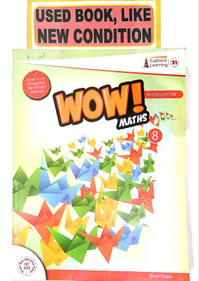 WOW MATHS Class-8 (Old Book)(Paperback, Shruti Chopra)