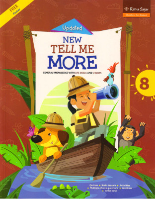 Updated NEW TELL ME MORE CLASS - 8 (GENERAL KNOWLEDGE WITH LIFE SKILLS AND VALUES)(Paperback, PANEL OF EXPERTS)