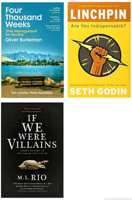 Four Thousand Weeks, If We Were Villains, Linchpin(Paperback)(Paperback, Multi)