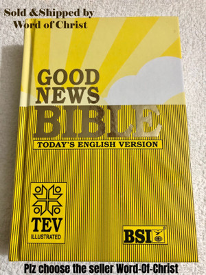 Good News Bible (GNB) Today's English Version Hb (Yellow) Compact 2024 Illustrated Contains Old And Testament BSI(Hardcover, WORD OF GOD)