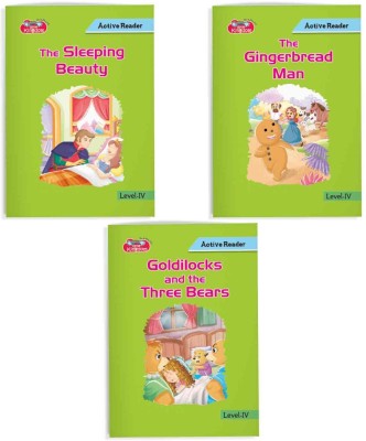 Active Reader Story Book Combo For Kids 8-9 Years | Moral Story Books | The Sleeping Beauty, The Gingerbread Man, And The Princess And The Pea(Paperback, Little Kingdom Books)