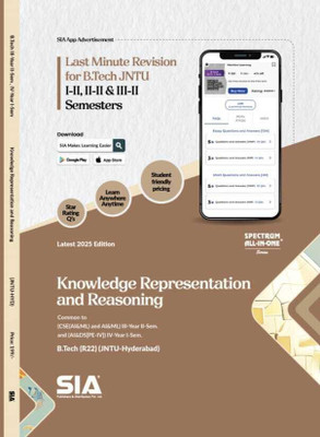 Knowledge Representation And Reasoning B.Tech III-Year II-Sem (R12) JNTU-HYD Latest 2025 Edition(Paperback, SIA Team Of Experts)