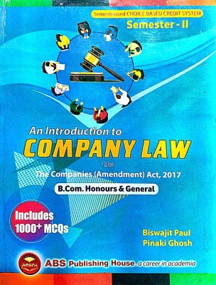 An Introduction To Company Law (B.Com- Hons & Gen) Semester-II (English Version)(Paperback, Biswajit Pal, Pinaki Ghosh)