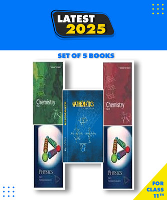 Physics Part 1 & 2, Chemistry Part -1 & 2 And Mathematics Textbook For Class - 11 ( Set Of 5 Books Combo) (Paperback, NCERT)(Paperback, NCERT)