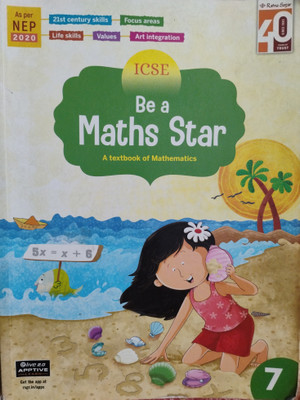Icse BeA Maths Star A Textbook Of Mathematics Class 7(Paperback, Smita wandhare)