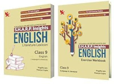 S.H.A.R.P. Insights For CBSE Class 9 English (Language & Literature) Lexicon & Exercise Workbook (Set Of 2) By Mugdha Jain (BITS Pilani, IIM-A) & Maanya Gupta (IIM-A)- Edition (2025-26)(Perfect Paperback, Others, Maanya Gupta) S.H.A.R.P. Insights For CBSE Class 9 English (Language & Literature) Lexicon & Exercise Workbook (Set Of 2) By Mugdha Jain (BITS Pilani, IIM-A) & Maanya Gupta (IIM-A)- Edition (2025-26)(Perfect Paperback, Others, Maanya Gupta)