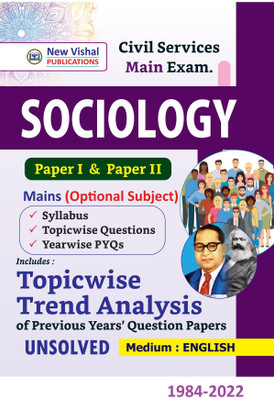 IAS Sociology Main Topicwise Unsolved Question Papers (1984-2022)(Paperback, New Vishal's Editorial Board)