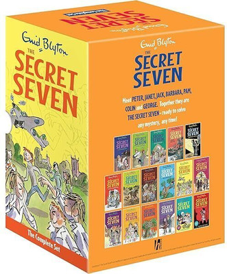 Secret Seven Complete Box Set Of 17 Titles Books (Paperback, Enid Blyton)(Paperback, Enid Blyton.)