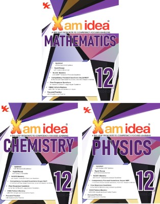 Xam Idea Physics , Chemistry & Mathematics (3-Books Set) Class 12 Book | CBSE Board | Chapterwise Question Bank | Based On Revised CBSE Syllabus | NCERT Questions Included | 2024-25 Exam(Paperback, XAM IDEA EDITORIAL BOARD)