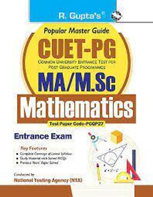 CUET-PG : MA/M.Sc/M.Sc B.Ed Mathematics Entrance Exam Guide(Paperback, rph)