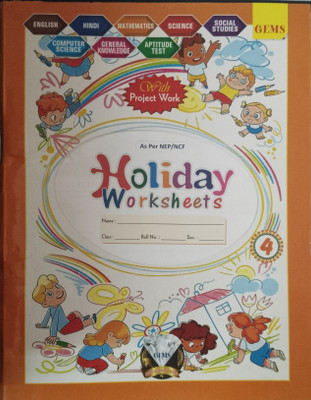 Holiday Worksheets Class 4(Paperback book, Editorial)