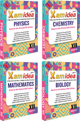 Xam Idea Bundle Set Of 4 (Physics, Chemistry, Mathematics & Biology) Class 12 Book | CBSE | Chapterwise Question Bank | Based On Revised CBSE Syllabus | NCERT Questions Include | 2023-24 Exam(Paperback, Xamidea Editorial Board) Xam Idea Bundle Set Of 4 (Physics, Chemistry, Mathematics & Biology) Class 12 Book | CBSE | Chapterwise Question Bank | Based On Revised CBSE Syllabus | NCERT Questions Include | 2023-24 Exam(Paperback, Xamidea Editorial Board)