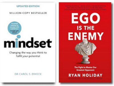 CK-Mindset + Ego Is The Enemy Combo(Paperback, Carol Dweck& Ryan Holiday)