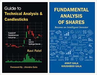 COMBO - Guide To Technical Analysis & Candlesticks + Fundamental Analysis Of Shares(Paperback, Ankit Gala, Ravi Patel, Khushboo Gala)